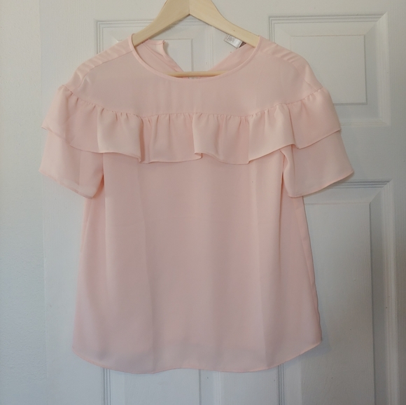 Loft Outlet Soft Pink blouse XXSP - Picture 1 of 3